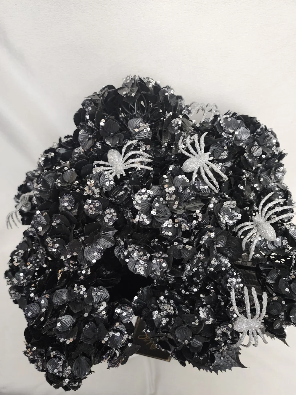 Spooky Night Black Halloween LIGHTUP Floral Arrangement by